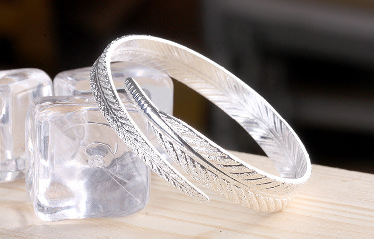 Adjustable Angel Feather Bracelet and Bangle