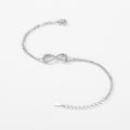 S925 Sterling Silver Fashion Infinite Symbol Bracelet