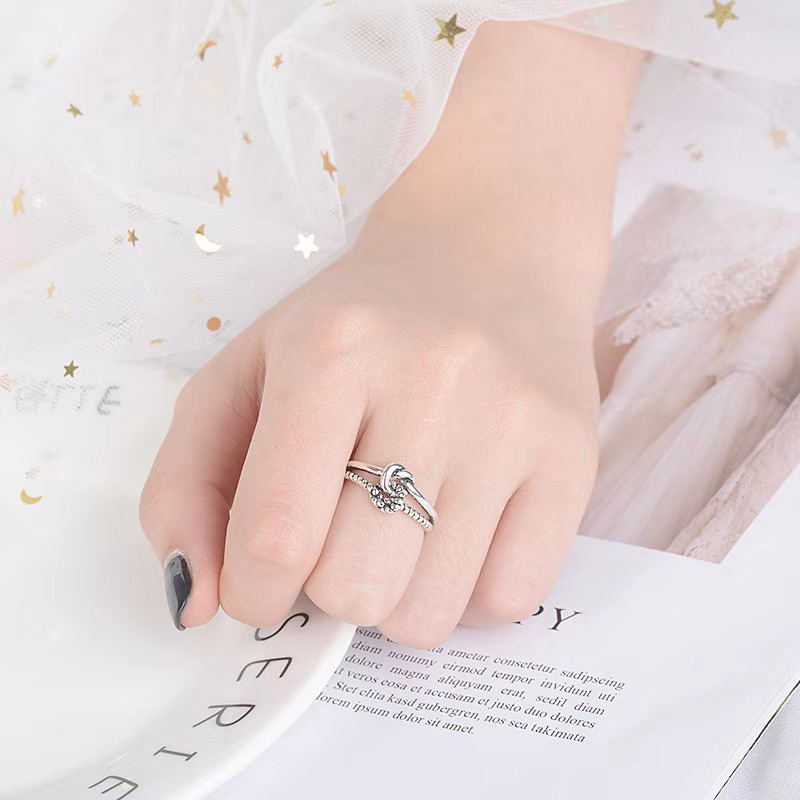 Twisted Lace Ring, Knot Style Vintage Ring