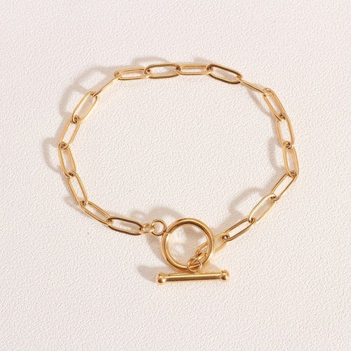 Baroque Retro Simple Gold Bracelet