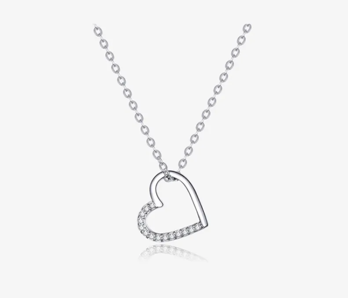 Sterling Silver Heart Necklace