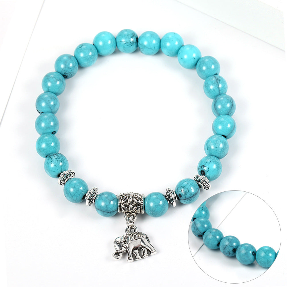 Vintage Elephant Turquoise Wholesale Bracelet