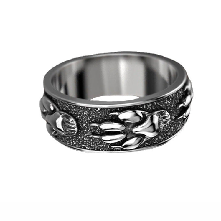 Vintage Titanium Steel Fashion Ring