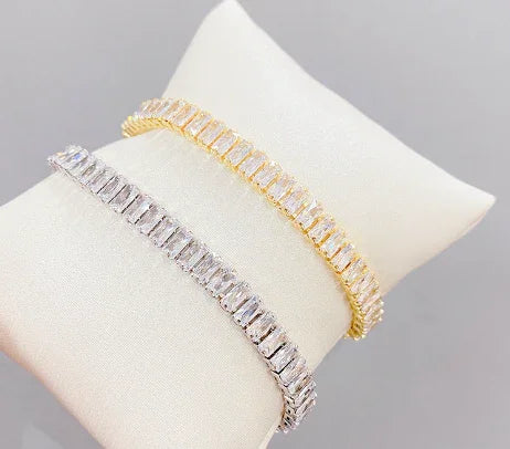 Silver Rhinestone Bracelet