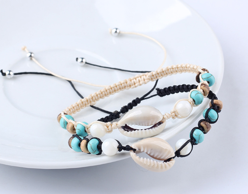 Vintage Gold-Plated Shell Bracelet