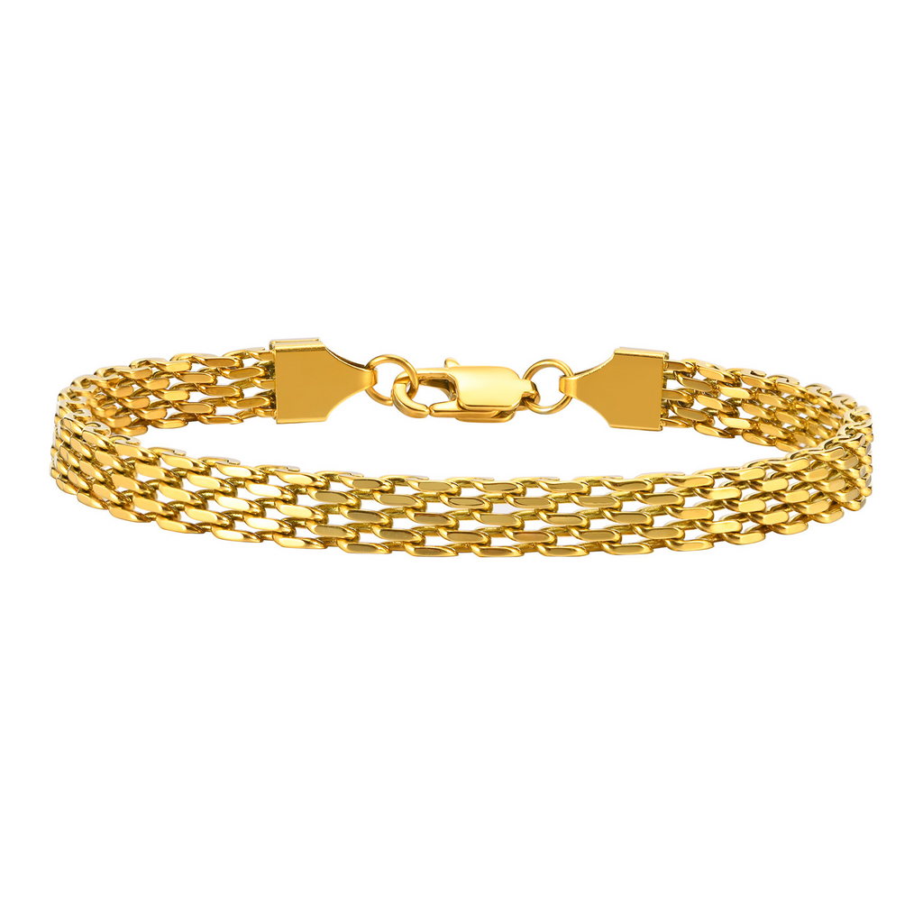 Titanium Steel Woven Chain Bracelet