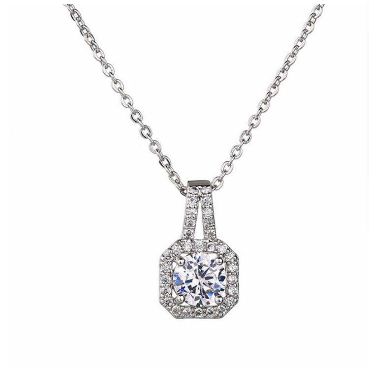 S925 Silver Pendant with Zirconia for Women