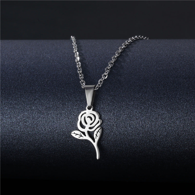Geometric Stainless Steel Pendant for DIY Jewelry