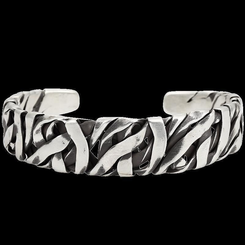 Men's Copper Silver-Plated Bracelet