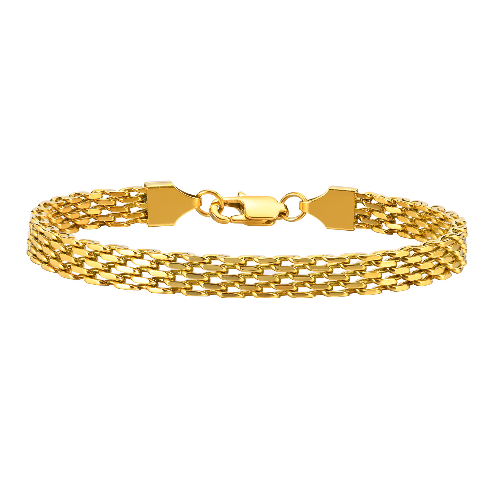 Titanium Steel Woven Chain Bracelet