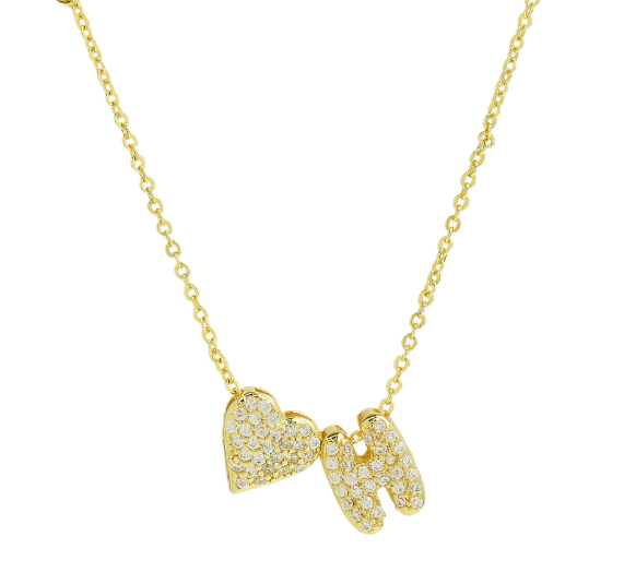 Zircon Heart Necklace