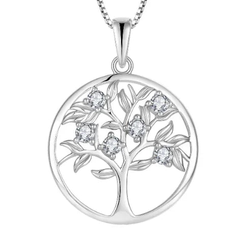 Tree of Life Silver Earrings in Sterling Silver