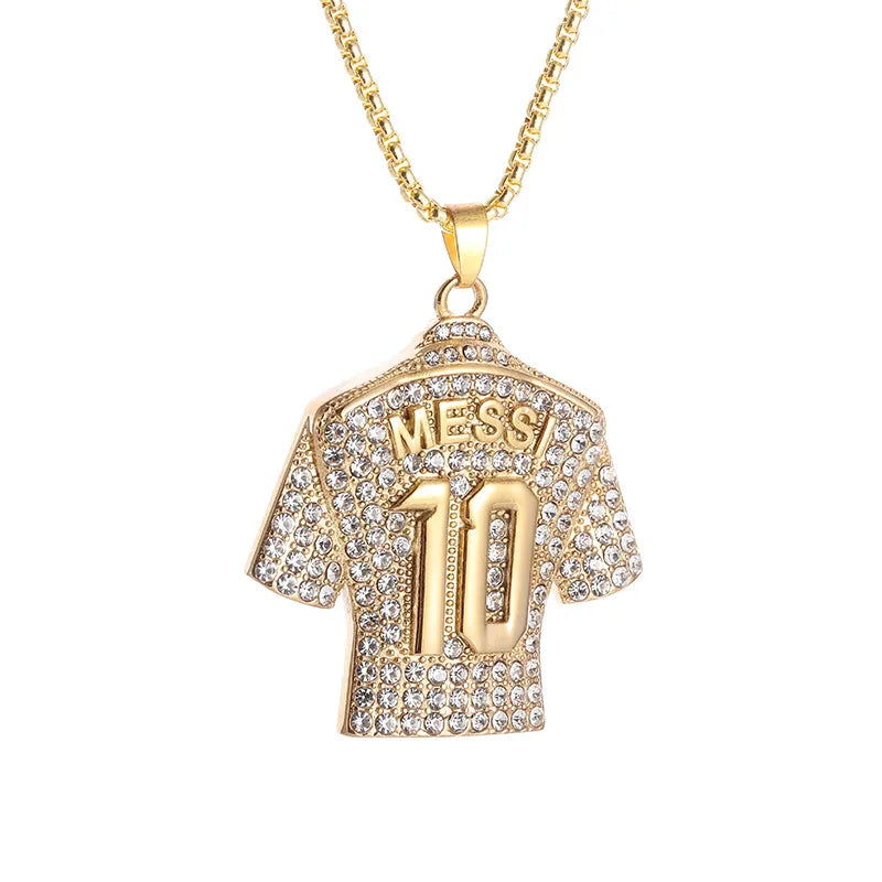 Titanium Jeresy Pendant Necklace
