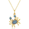 Nano Green Zircon 925 Silver Pendant Necklace for Women