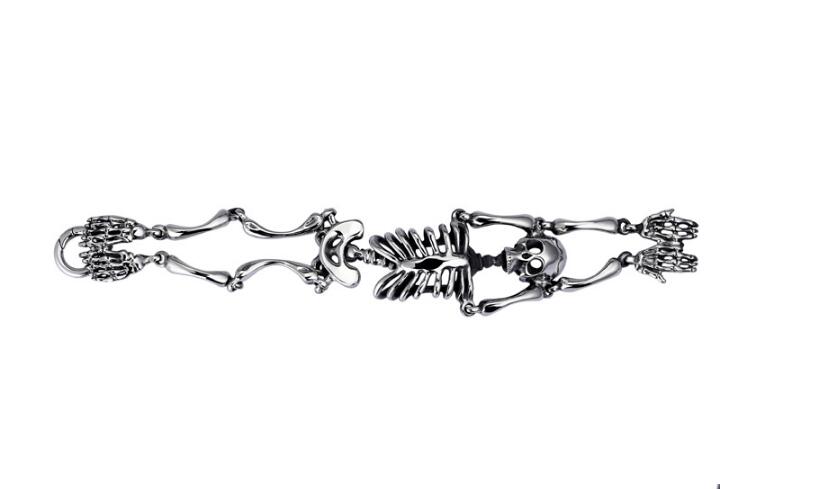 Skull Head Stainless Steel Bracelet