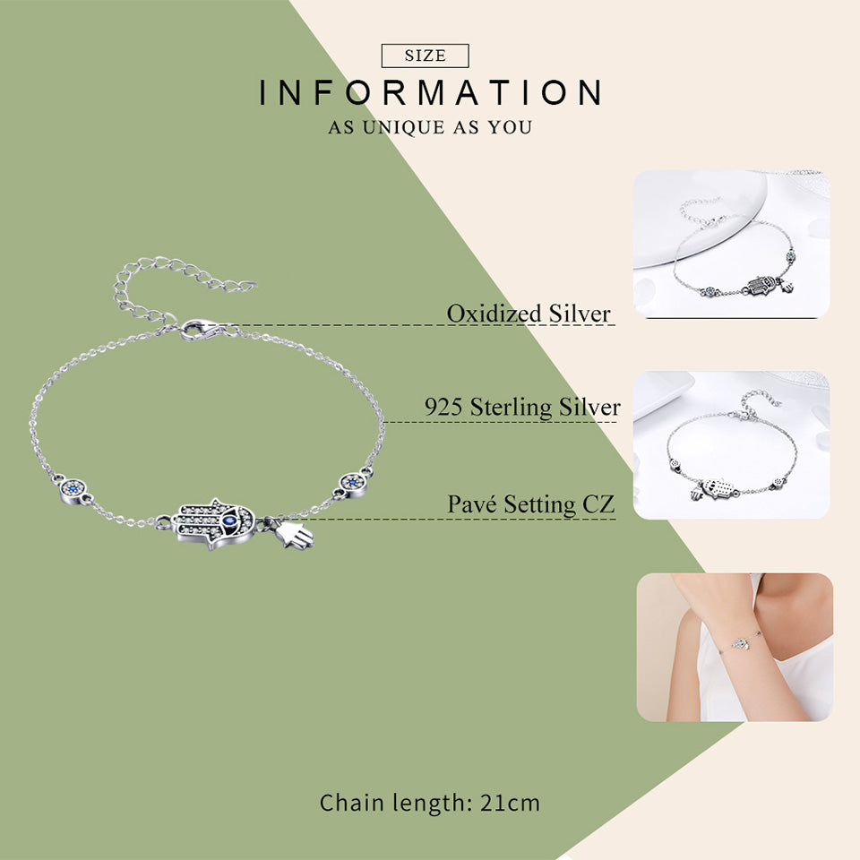 Afulo Original Fatima Hand S925 Silver Jewelry