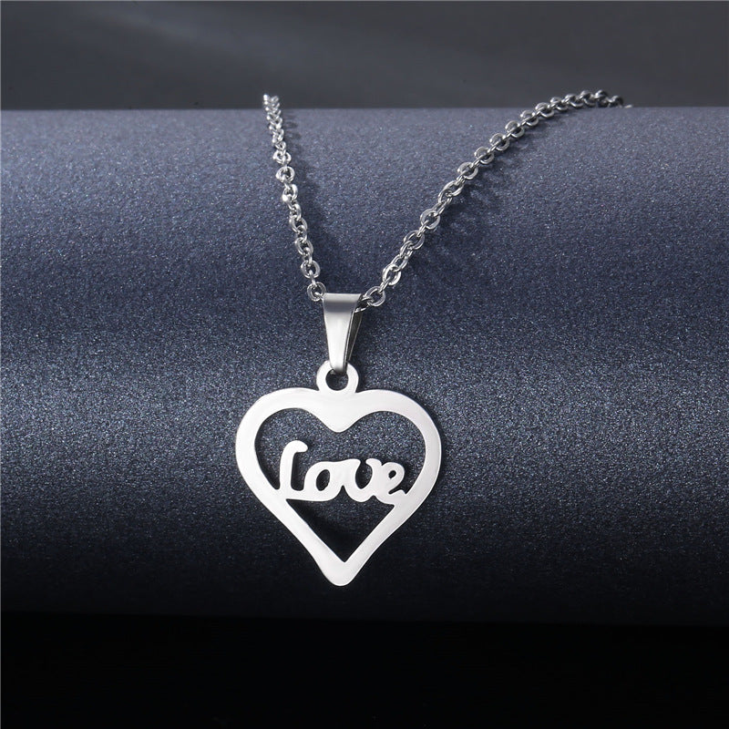 Geometric Stainless Steel Pendant for DIY Jewelry