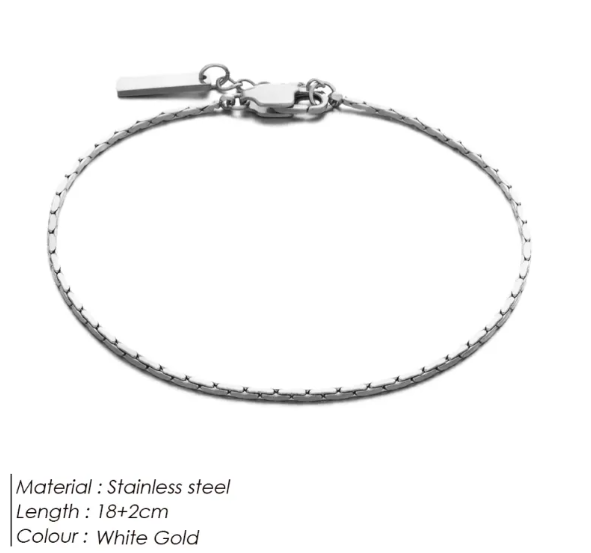 Men's Minimalist Titanium Steel Bracelet