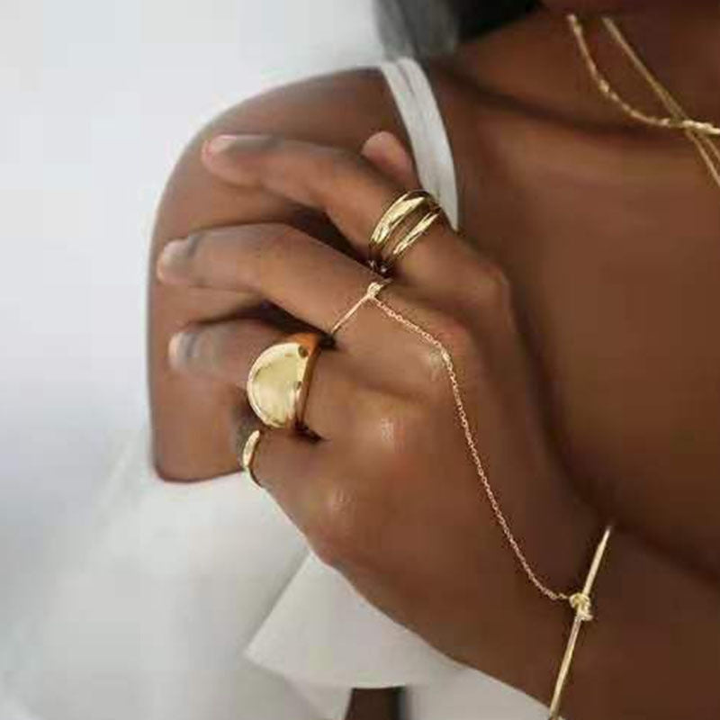 Titanium Steel Bracelet Ring for Women