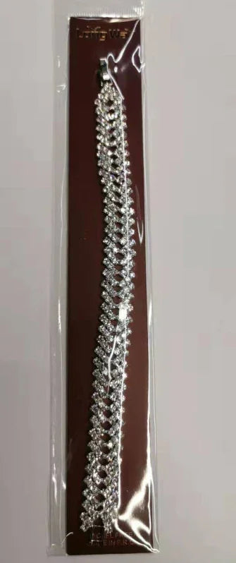 Silver Rhinestone Bracelet
