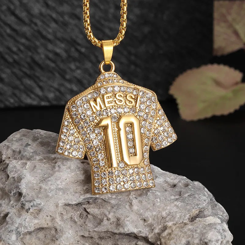 Titanium Jeresy Pendant Necklace