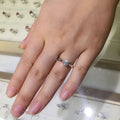 Platinum and 18K White Gold Engagement Ring Set