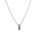 Titanium Steel Square Pendant