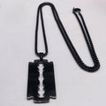Retro Black Baida Titanium Steel Pendant Necklace