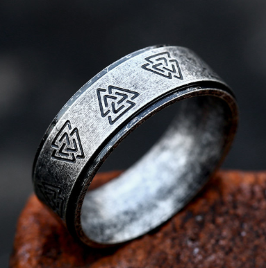 Korean Vintage Stainless Steel Ring
