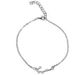 Zodiac Bracelet with Stylish Zircon Pendant