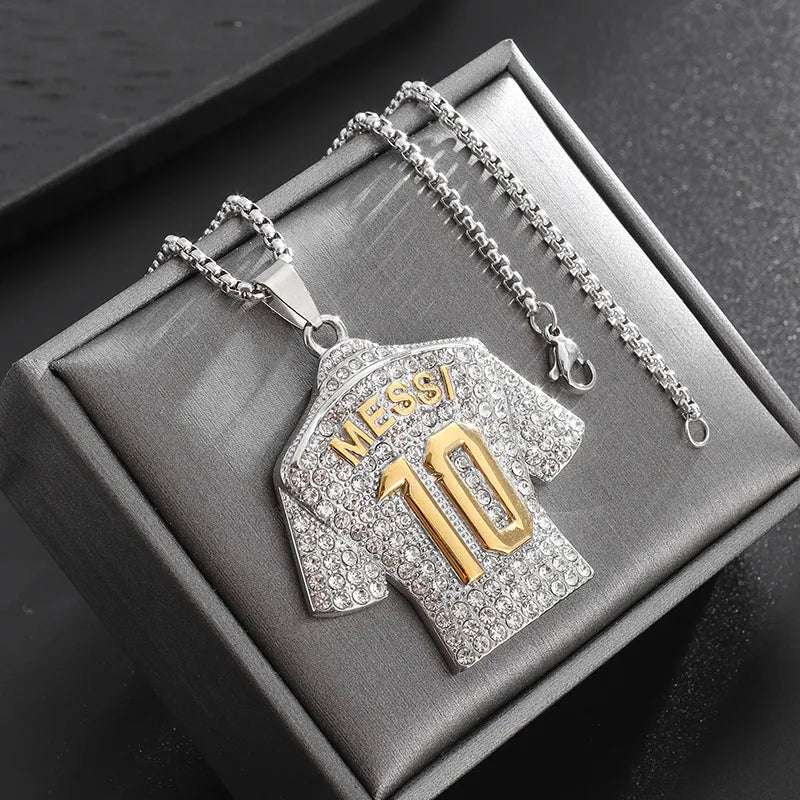 Titanium Jeresy Pendant Necklace
