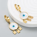 Titanium Steel Earrings with Shell Design, Colorfast
