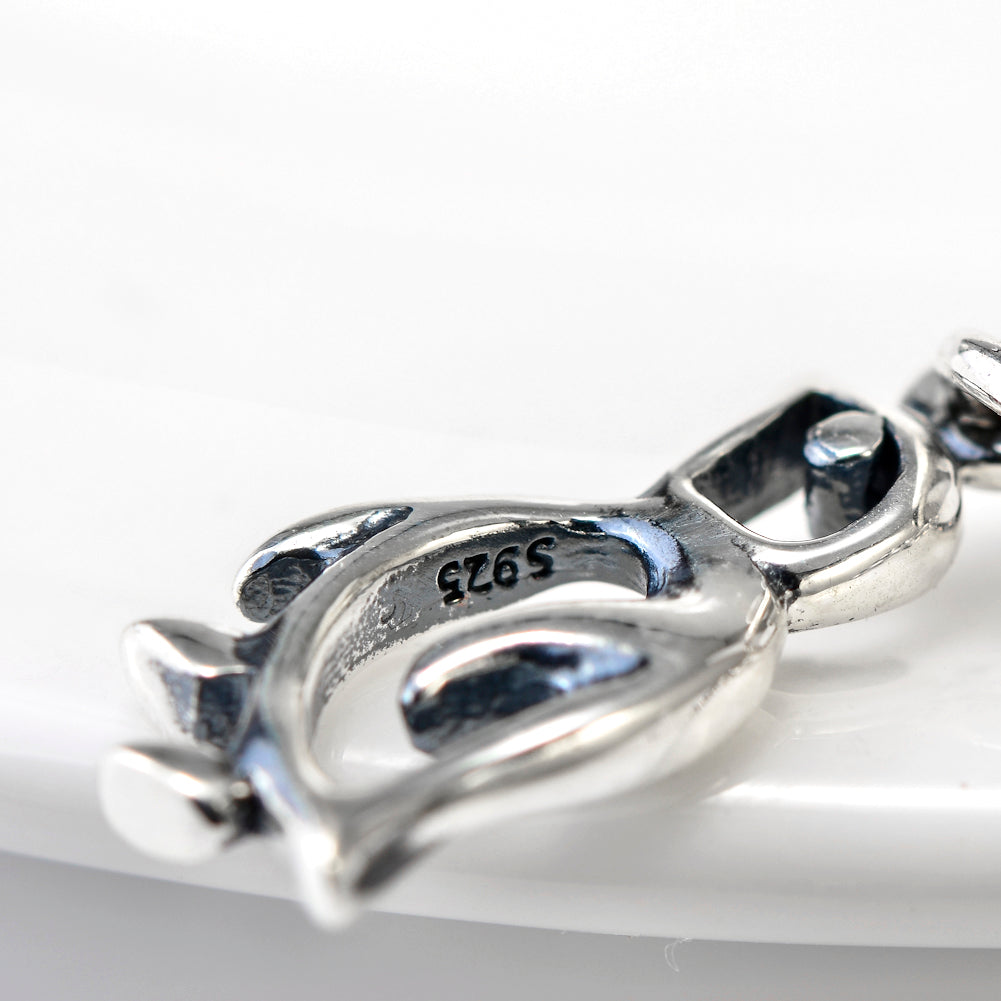 925 Silver Women's Necklace in Silver Color