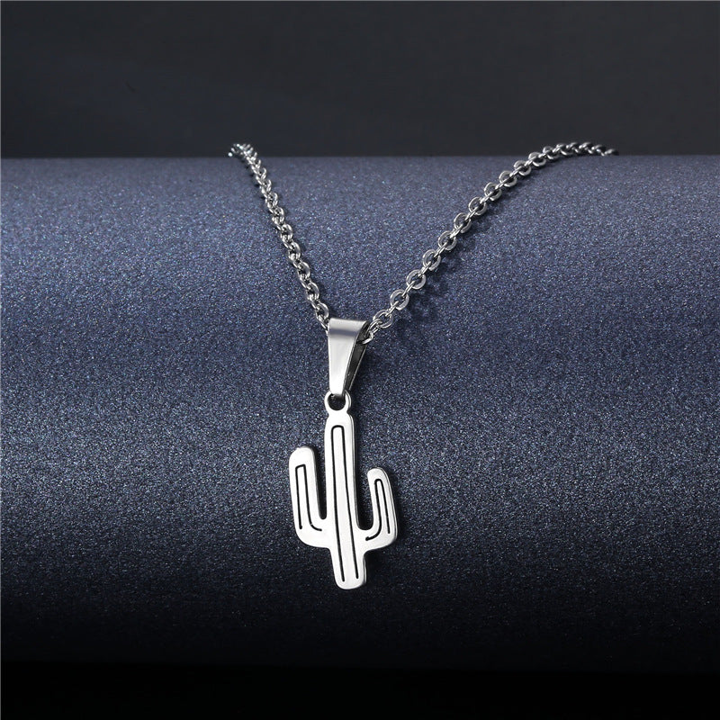 Geometric Stainless Steel Pendant for DIY Jewelry