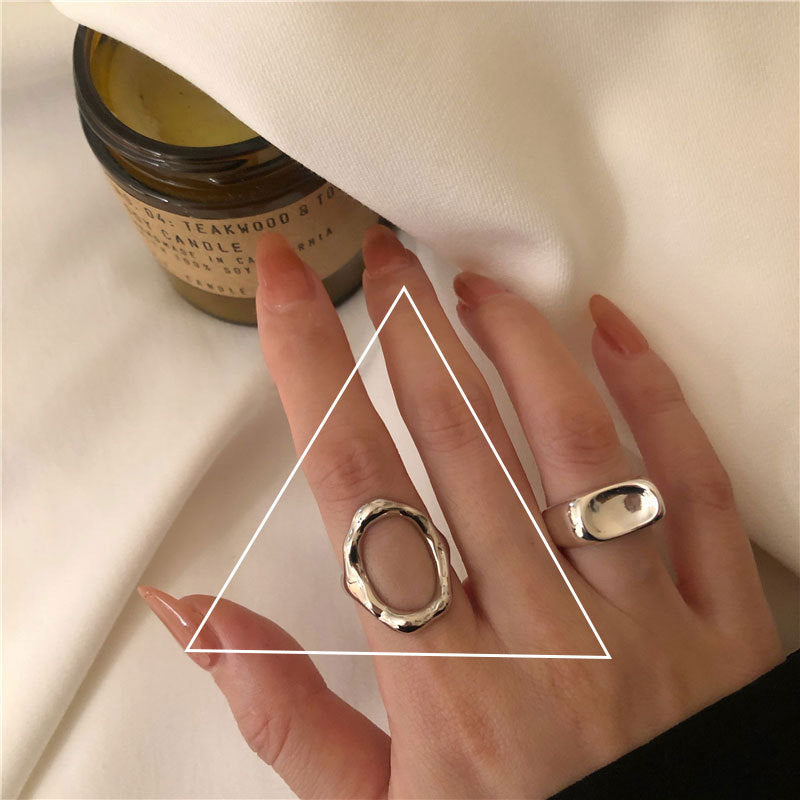 Korean Dongdaemun Style 925 Silver Vintage Ring