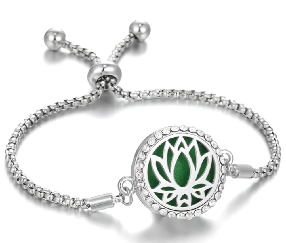 Stainless Steel Aromatherapy Adjustable Bracelet