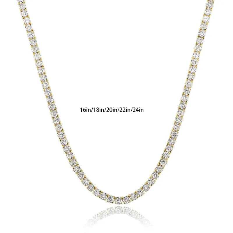 Gold Zircon Necklace