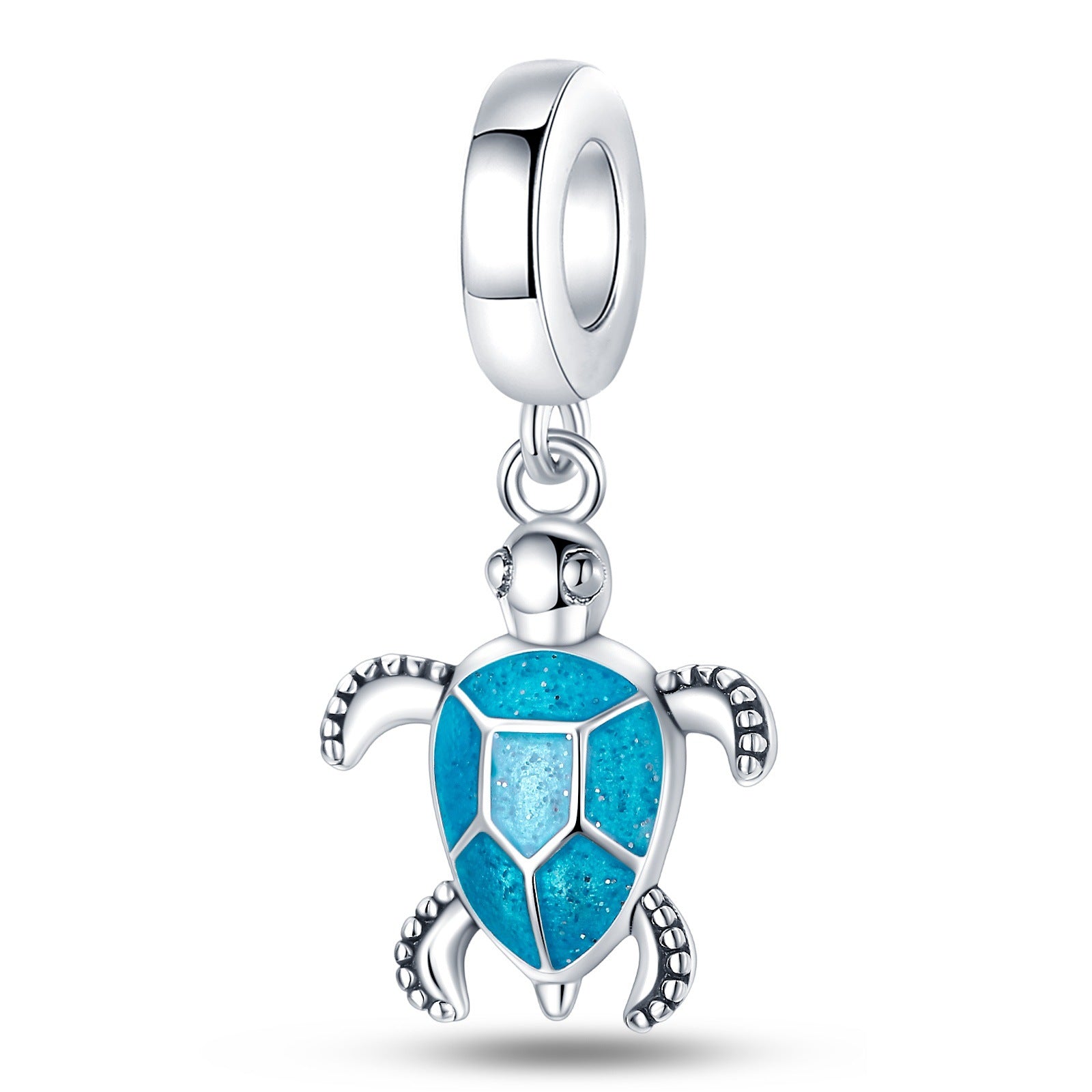 Silver-Plated DIY Ocean-Themed Shell and Crab Charms