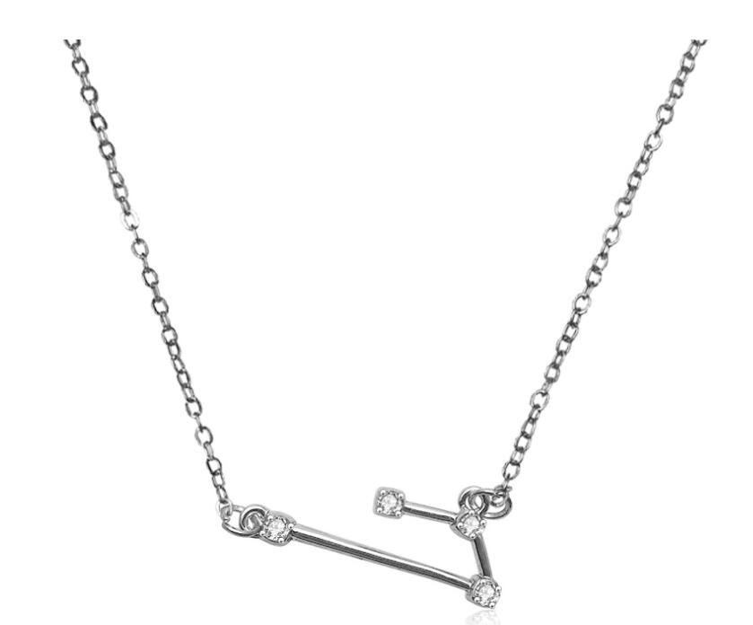 Zodiac Bracelet with Stylish Zircon Pendant
