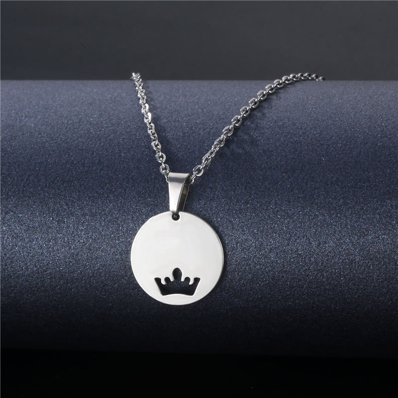 Geometric Stainless Steel Pendant for DIY Jewelry