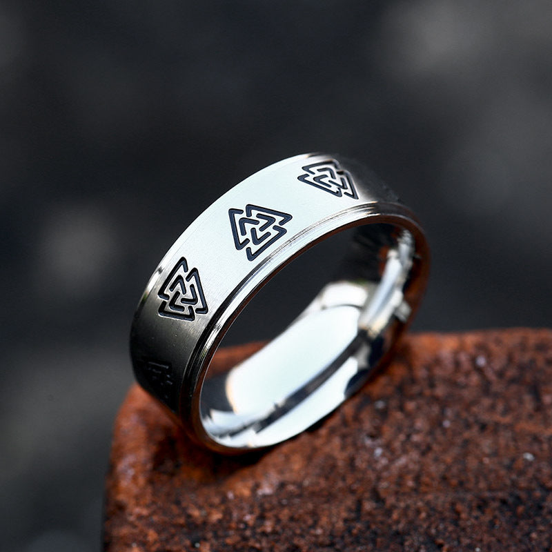 Korean Vintage Stainless Steel Ring