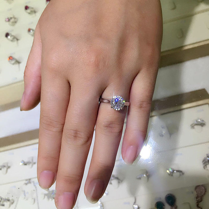 Platinum and 18K White Gold Engagement Ring Set