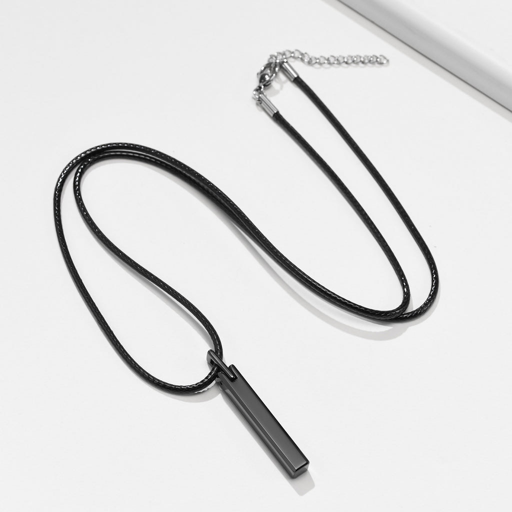 Minimalist Men's Tungsten Steel Pendant Necklace PN-703