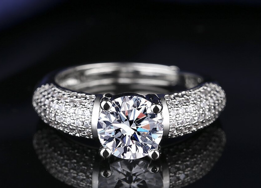 Platinum-Plated Rose Gold Trendy Ring