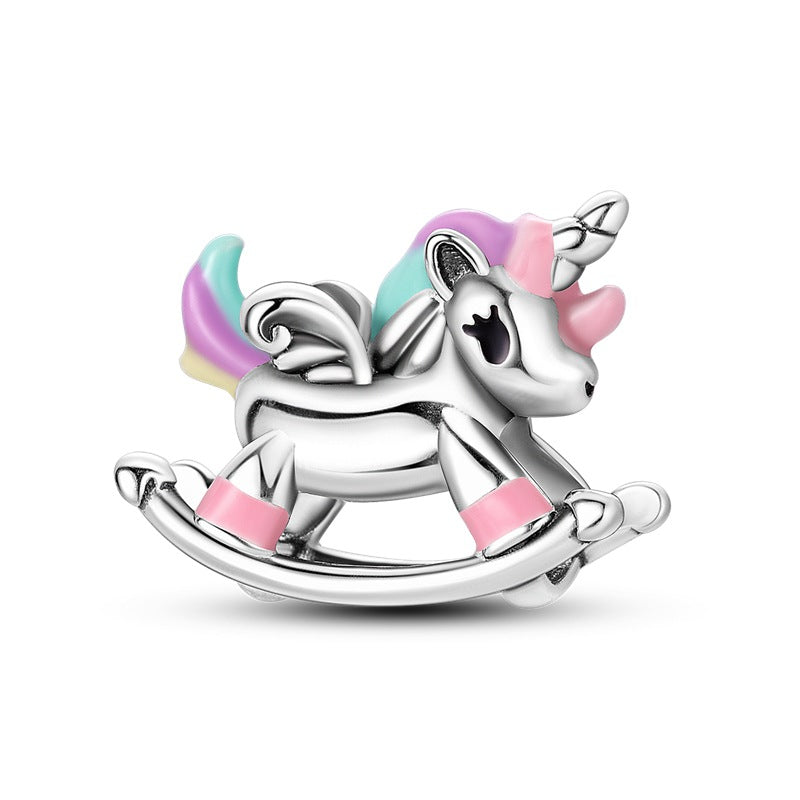 DIY Silver-Plated Bead Accessories with Animal Charms