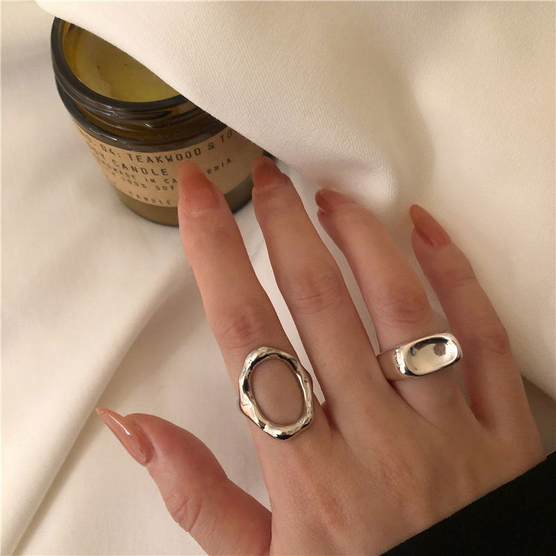 Korean Dongdaemun Style 925 Silver Vintage Ring