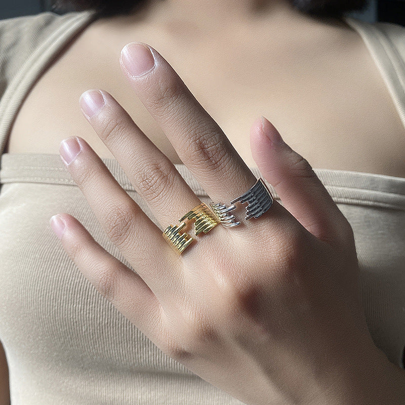Simple Design Sterling Silver Ring