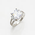 Platinum-Plated Trendy Ring