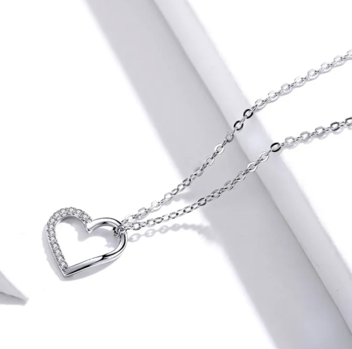 Sterling Silver Heart Necklace