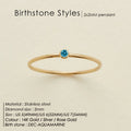Golden December Stainless Steel Ring
